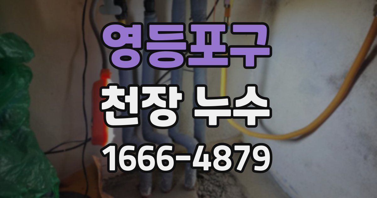 영등포구 천장 누수