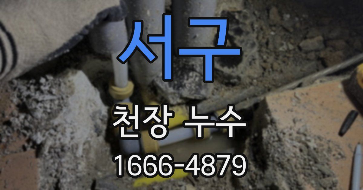 서구 천장 누수