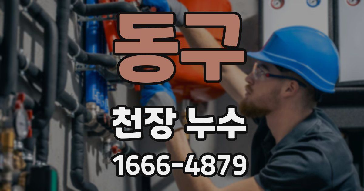 동구 천장 누수