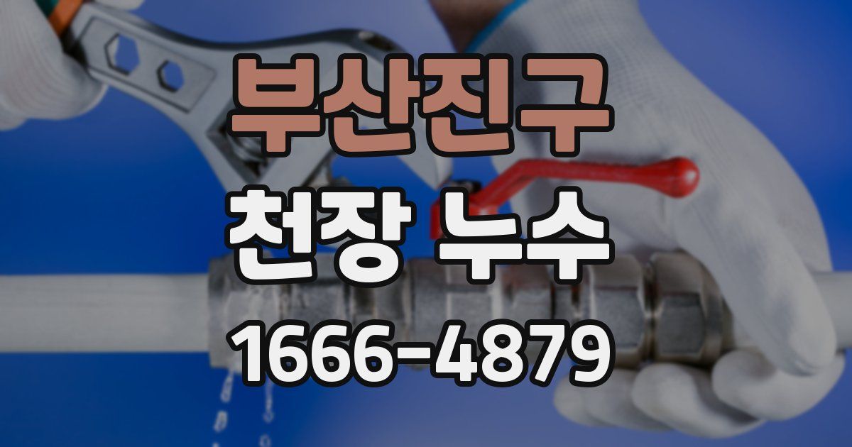 부산진구 천장 누수