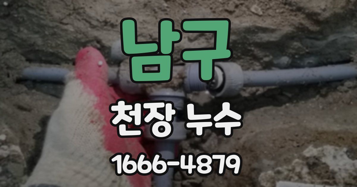 남구 천장 누수