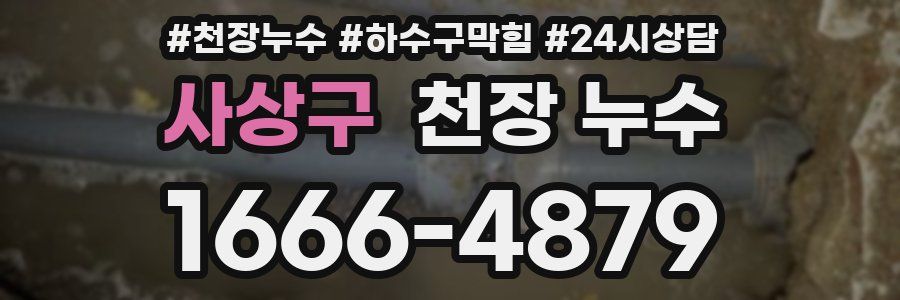 사상구 천장 누수