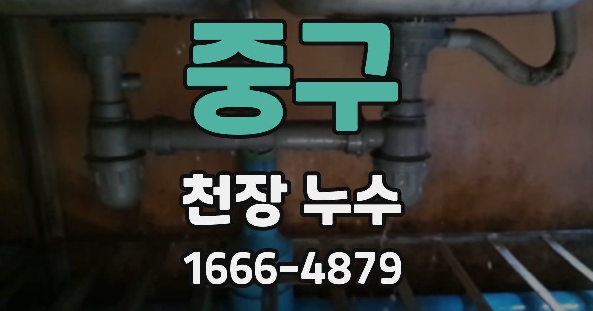 중구 천장 누수