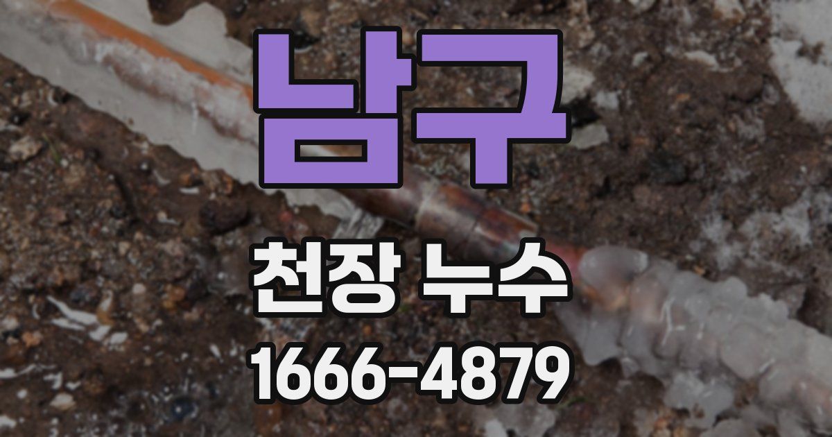 남구 천장 누수