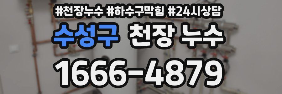 수성구 천장 누수