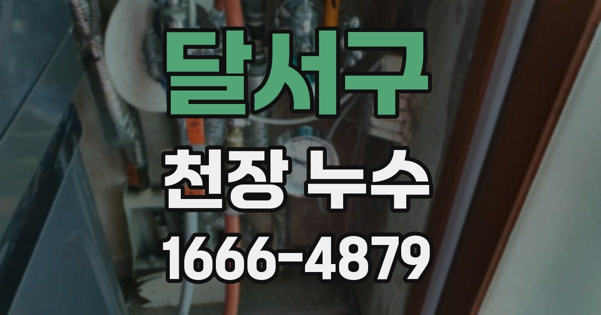 달서구 천장 누수