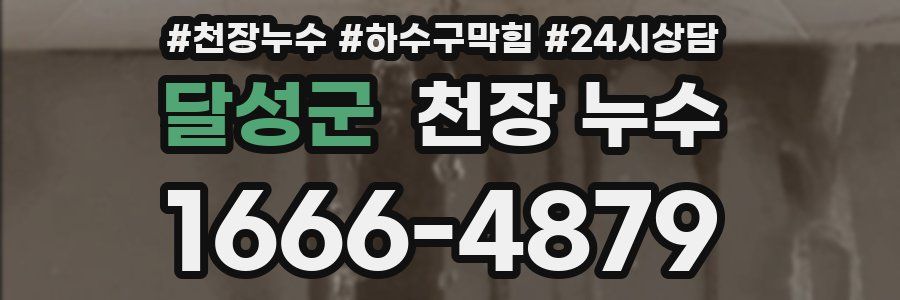 달성군 천장 누수