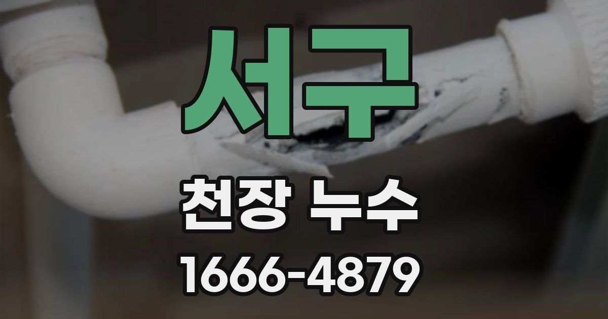 서구 천장 누수