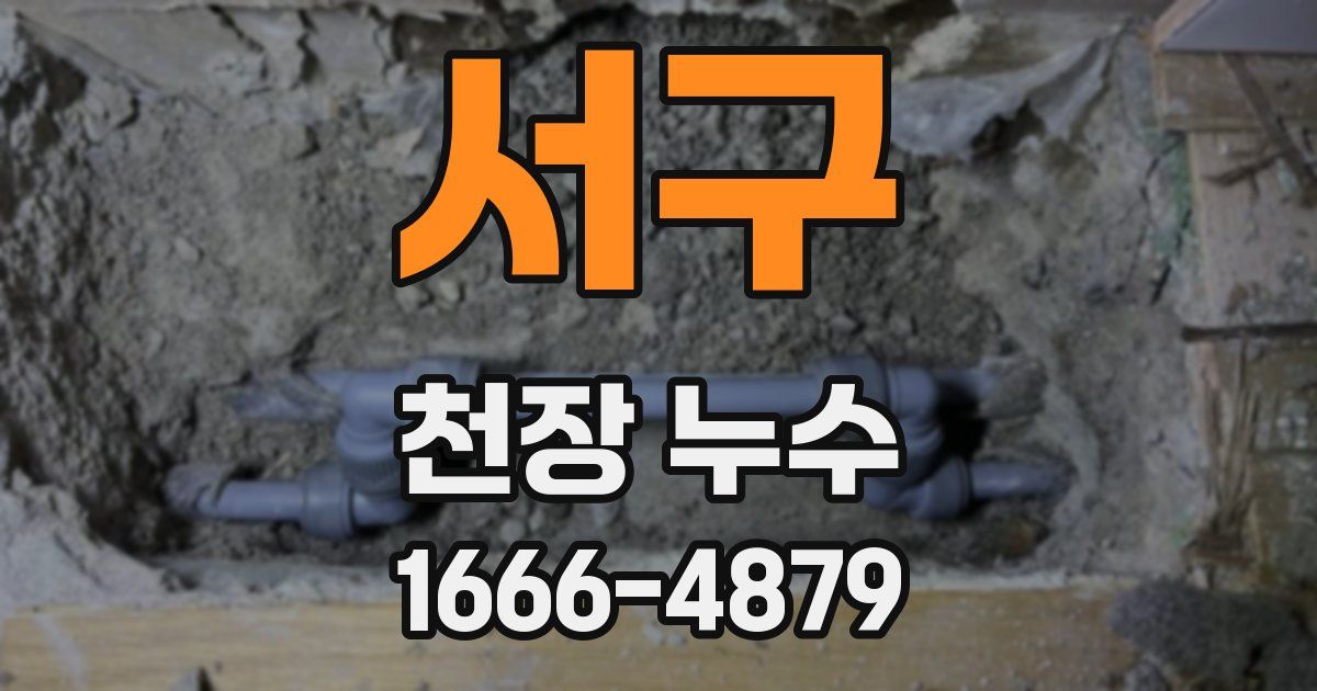 서구 천장 누수