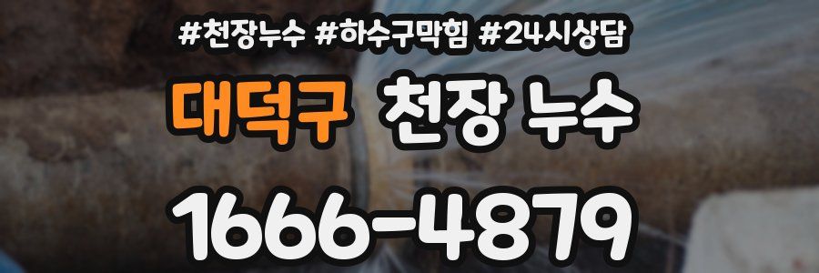 대덕구 천장 누수