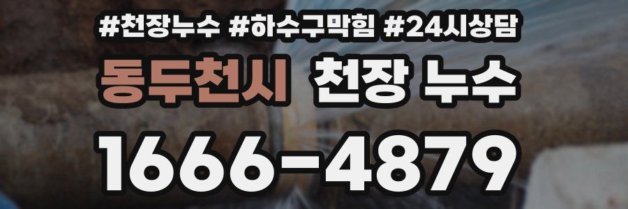 동두천시 천장 누수