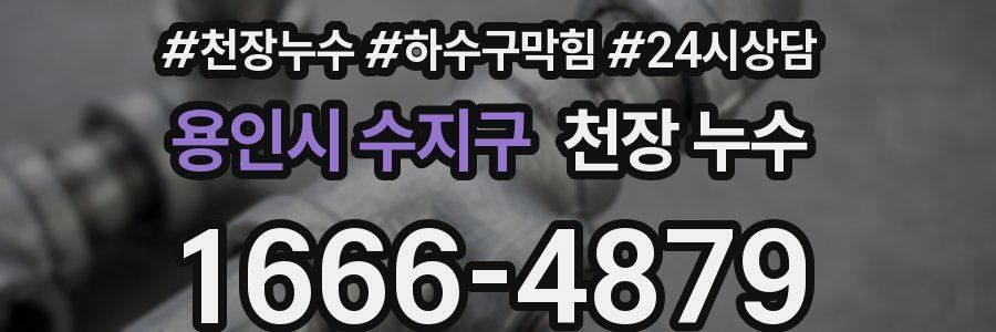 용인시 수지구 천장 누수