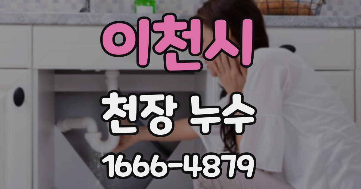 이천시 천장 누수