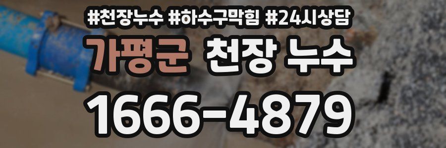 가평군 천장 누수