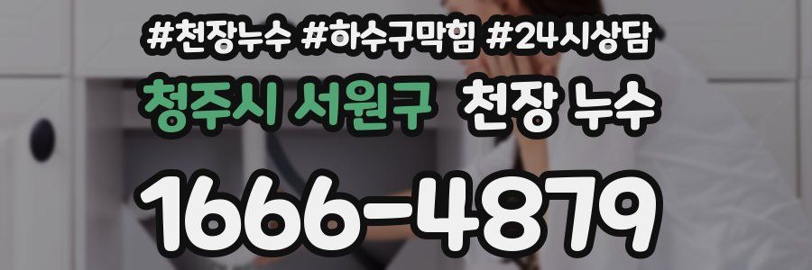 청주시 서원구 천장 누수