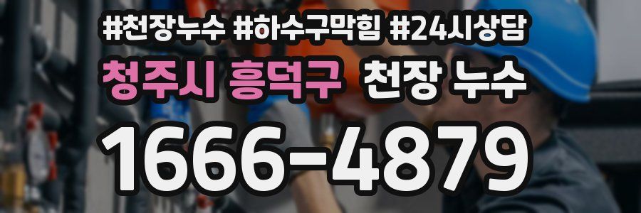 청주시 흥덕구 천장 누수