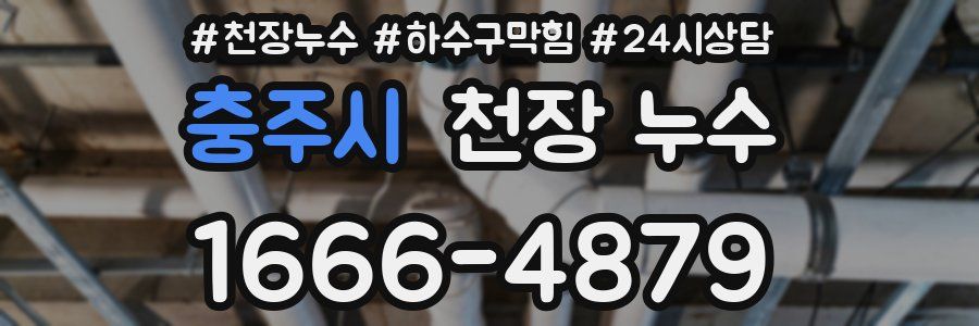 충주시 천장 누수