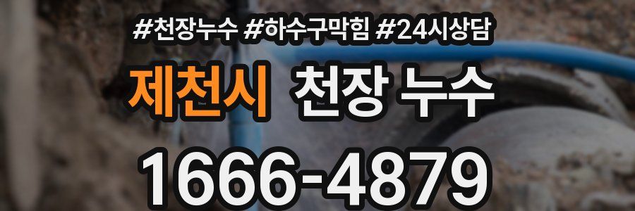 제천시 천장 누수