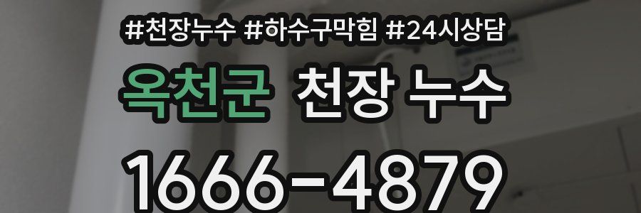 옥천군 천장 누수