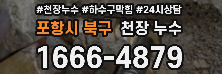 포항시 북구 천장 누수