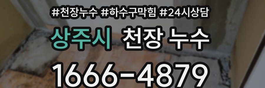 상주시 천장 누수