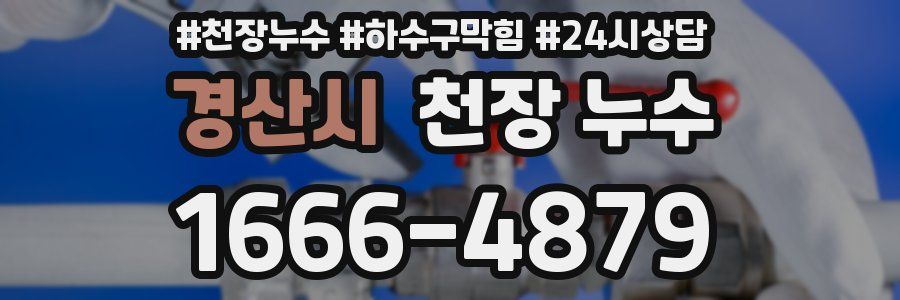 경산시 천장 누수