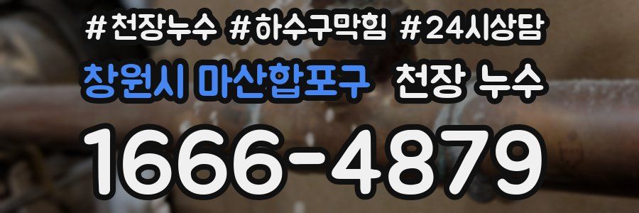 창원시 마산합포구 천장 누수