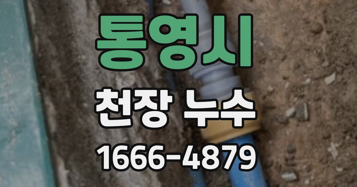 통영시 천장 누수