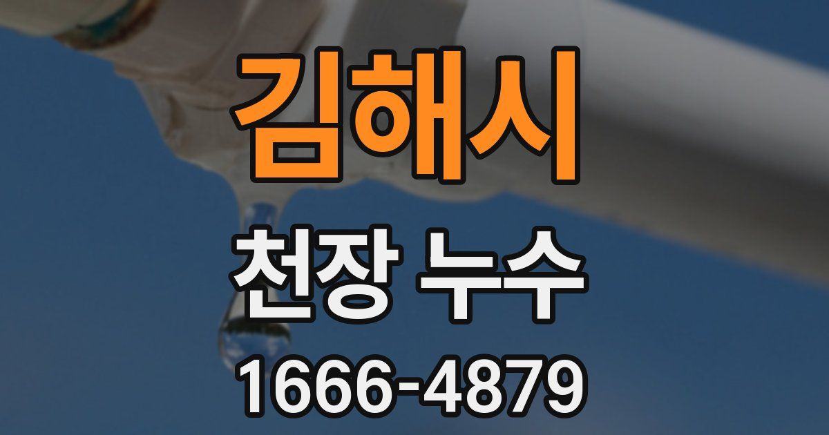 김해시 천장 누수