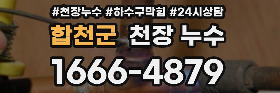 합천군 천장 누수