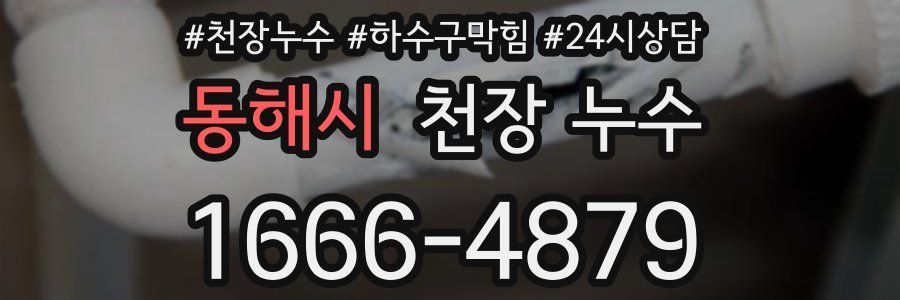 동해시 천장 누수