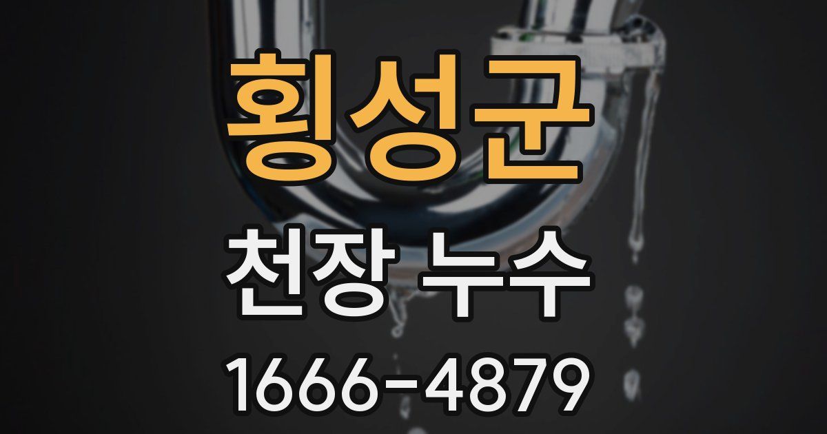 횡성군 천장 누수