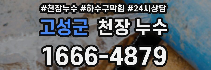 고성군 천장 누수