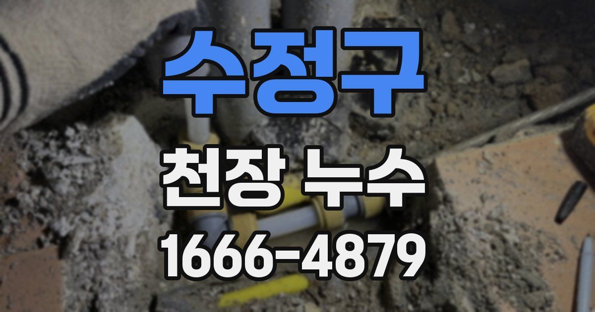 수정구 천장 누수