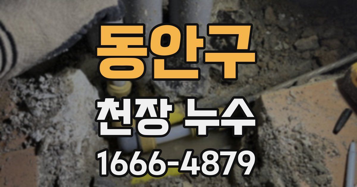 동안구 천장 누수