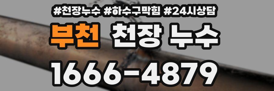 부천 천장 누수