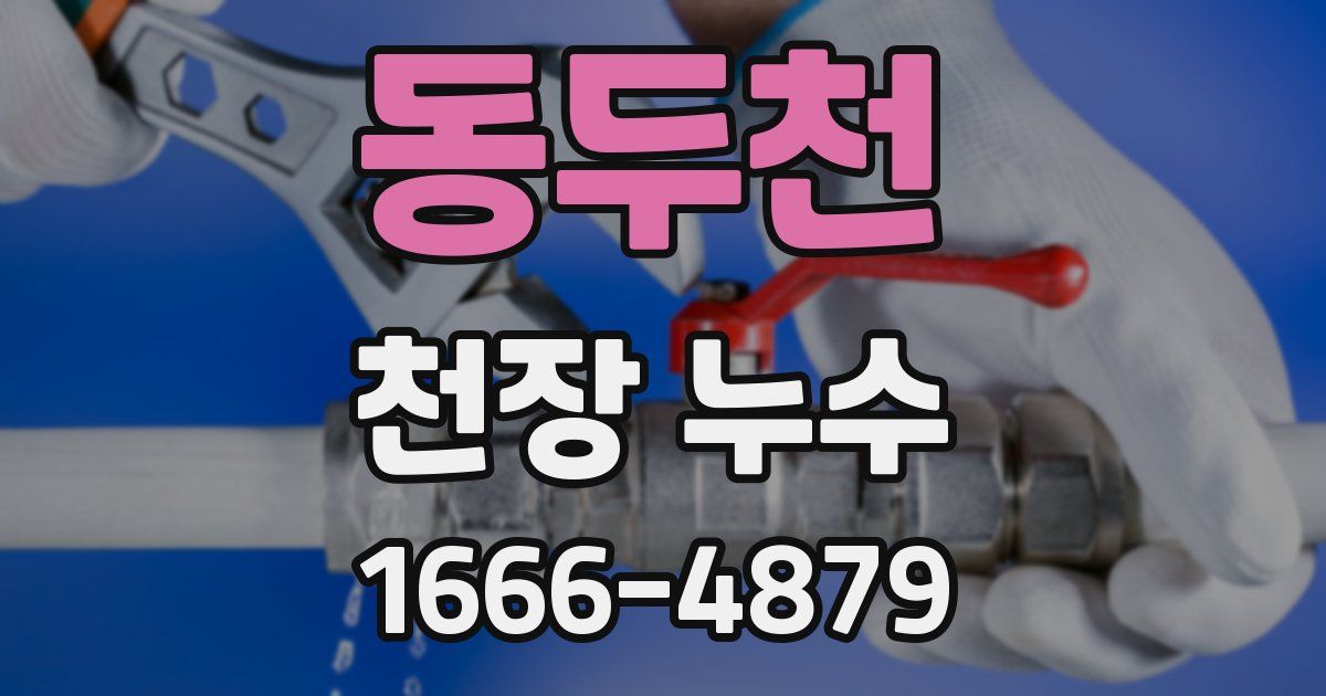 동두천 천장 누수