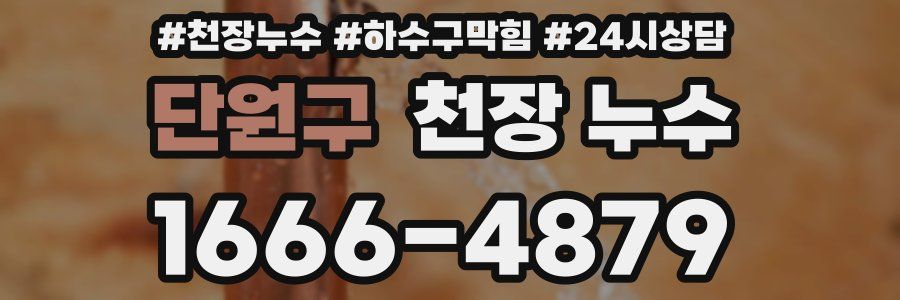 단원구 천장 누수