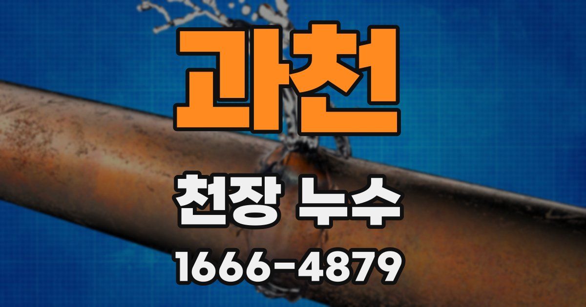 과천 천장 누수