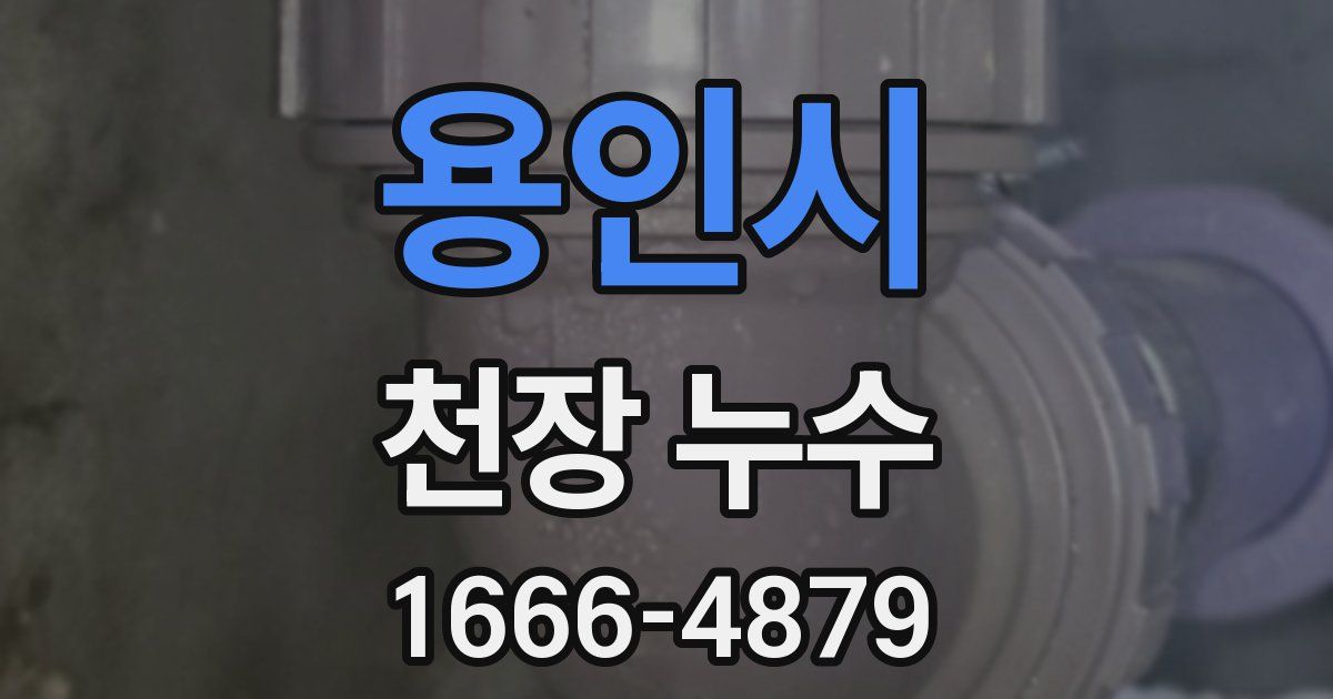 용인시 천장 누수