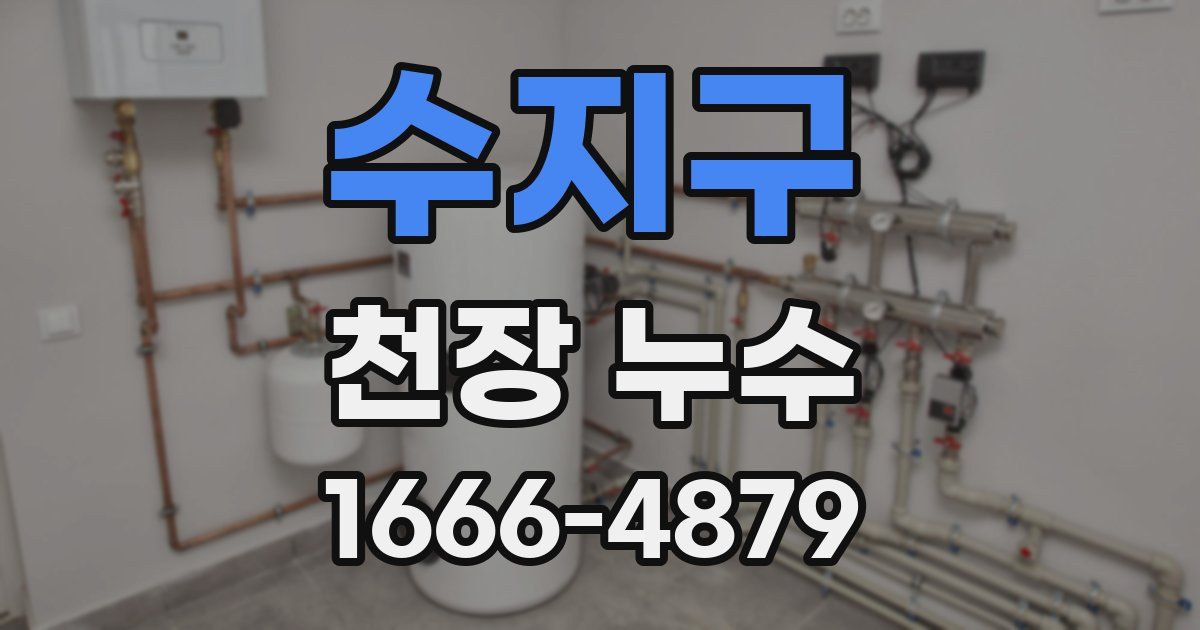 수지구 천장 누수