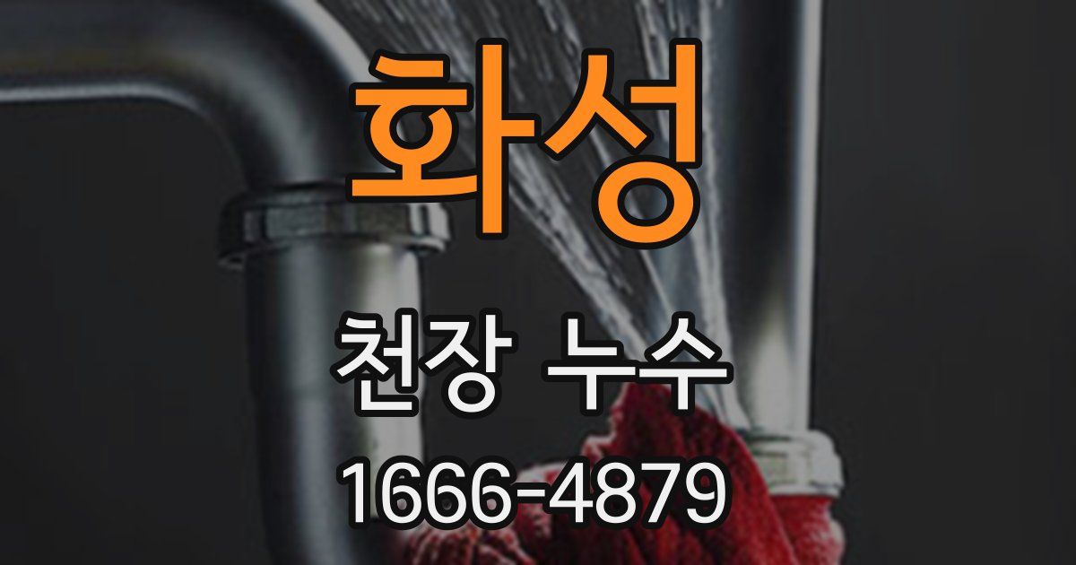 화성 천장 누수