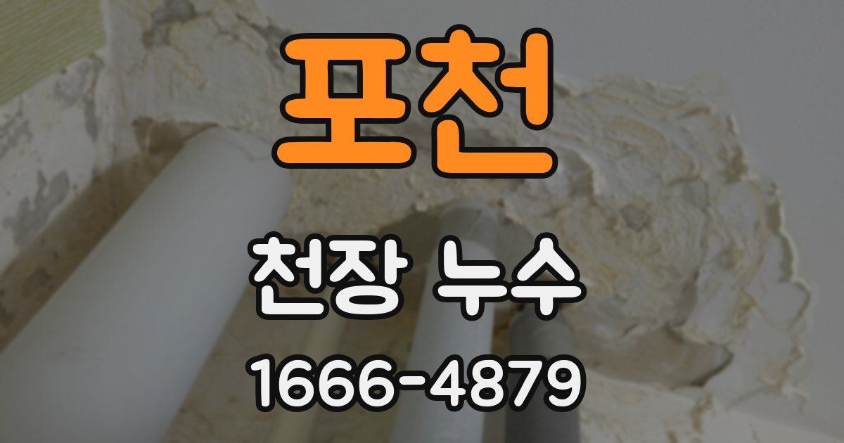 포천 천장 누수