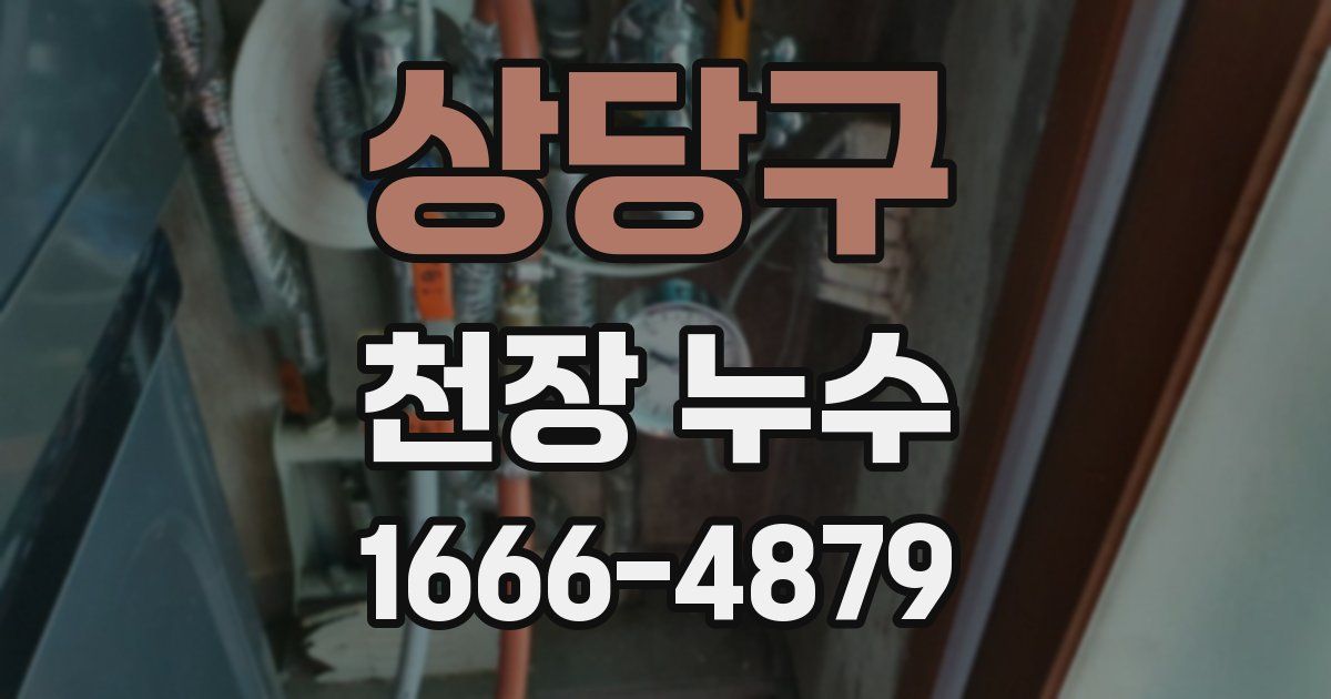 상당구 천장 누수