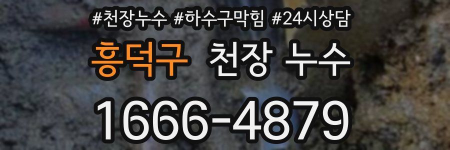 흥덕구 천장 누수