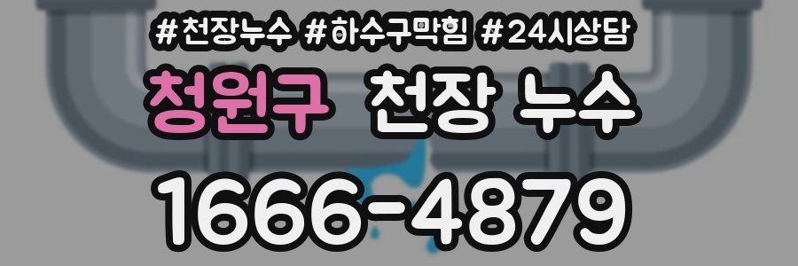 청원구 천장 누수