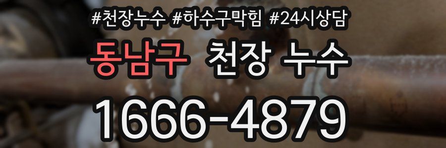 동남구 천장 누수