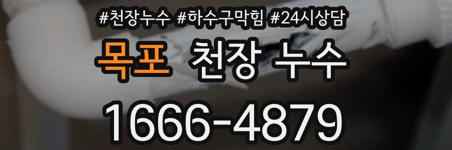 목포 천장 누수