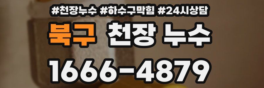 북구 천장 누수