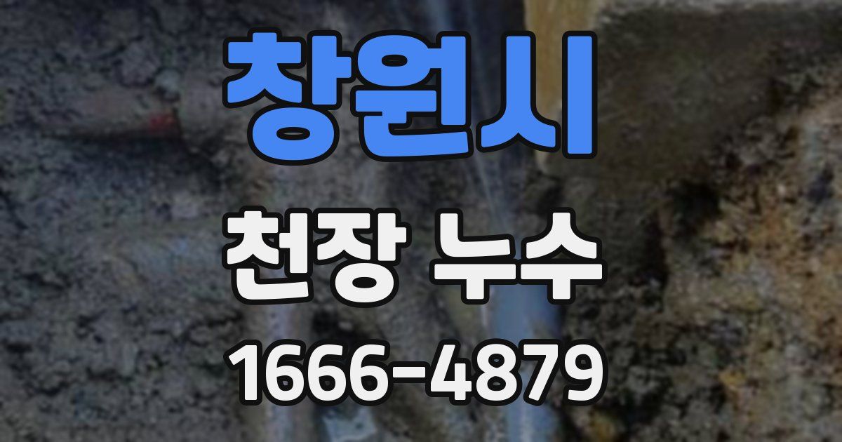 창원시 천장 누수